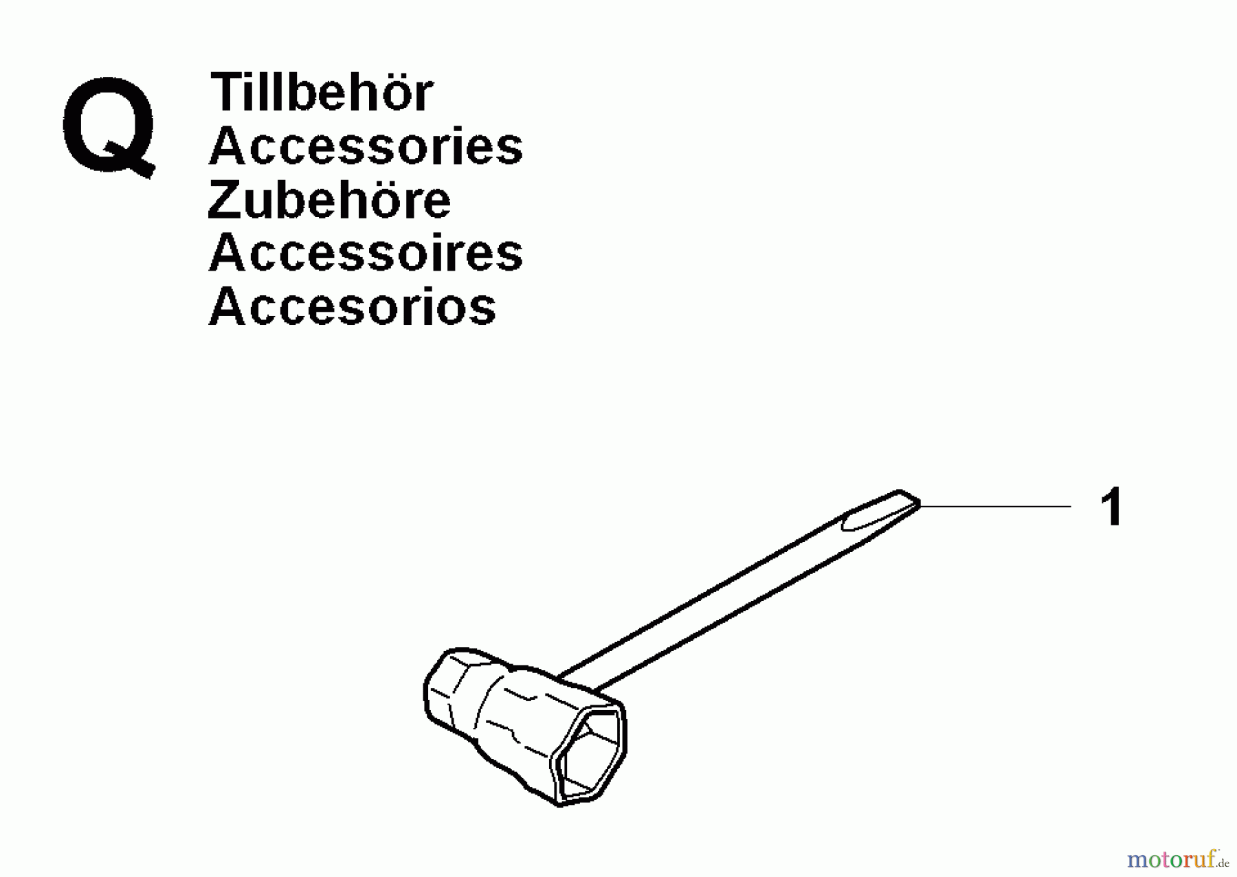 Jonsered Motorsägen CS2245 S - Jonsered Chainsaw (2008-09) ACCESSORIES #1