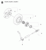 Jonsered CS2245 S - Chainsaw (2008-09) Ersatzteile CLUTCH OIL PUMP