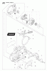 Jonsered CS2245 S - Chainsaw (2008-09) Ersatzteile CHAIN BRAKE CLUTCH COVER