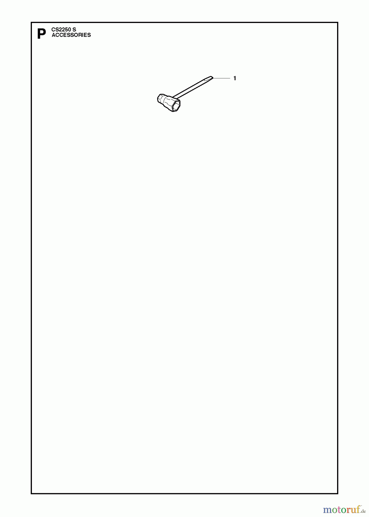 Jonsered Motorsägen CS2250 S - Jonsered Chainsaw (2011-07) ACCESSORIES
