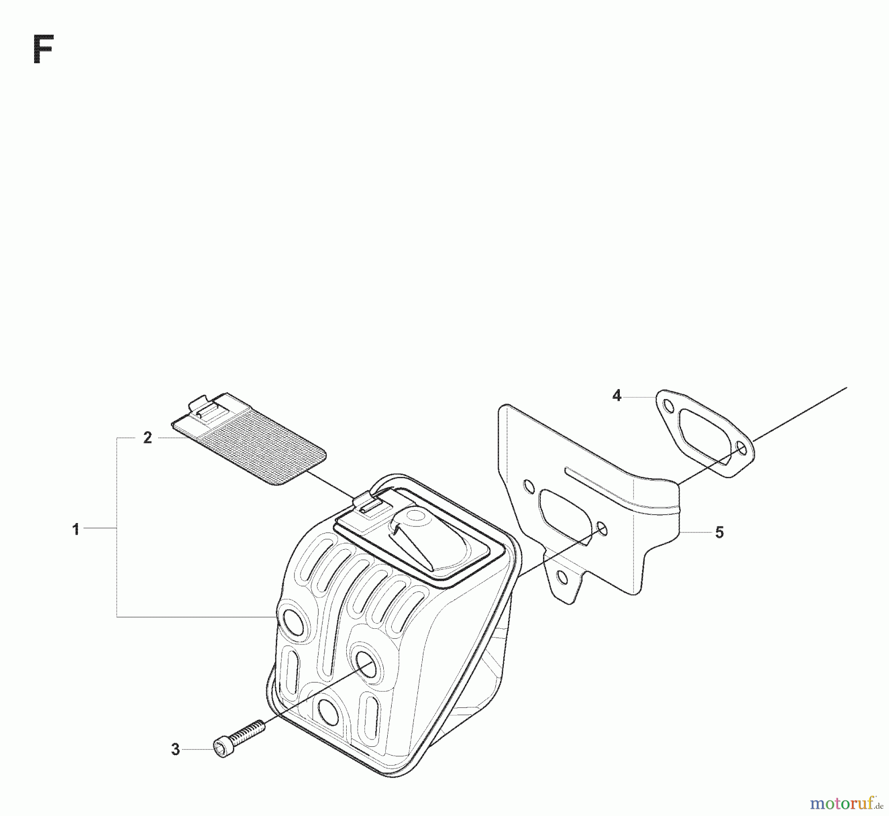 Jonsered Motorsägen CS2255 - Jonsered Chainsaw (2008-03) MUFFLER