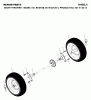 Jonsered ST 2106 (961910012, 96191001201) - Snow Thrower (2007-01) Ersatzteile WHEELS TIRES