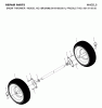 Jonsered ST 2106 (96191002001) - Snow Thrower (2007-10) Ersatzteile WHEELS TIRES
