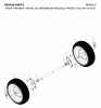 Jonsered ST 2106 (96191002002) - Snow Thrower (2007-10) Ersatzteile WHEELS TIRES