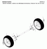 Jonsered ST 2106 (96191002003) - Snow Thrower (2007-10) Ersatzteile WHEELS TIRES