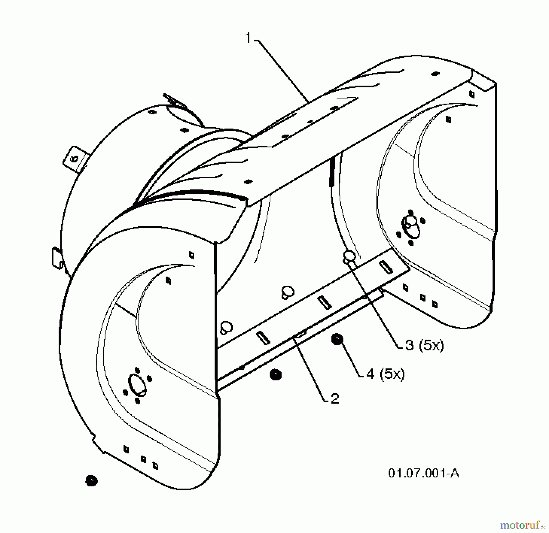 Jonsered Schneefräsen ST 2106 (96191002007) - Jonsered Snow Thrower (2011-05) AUGER HOUSING IMPELLER #1