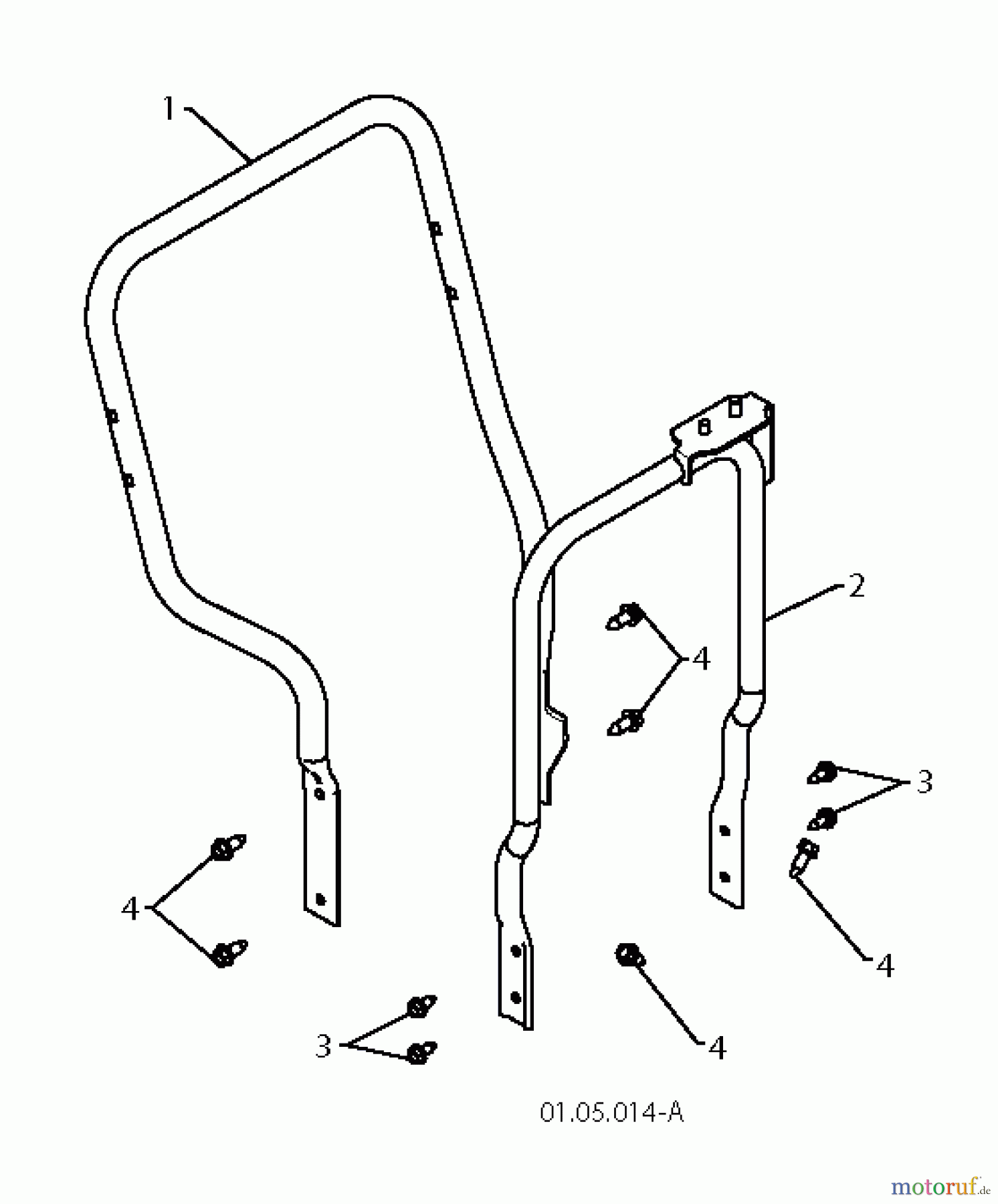 Jonsered Schneefräsen ST 2109 E (96191004001) - Jonsered Snow Thrower (2010-08) HANDLE #1