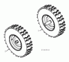Jonsered ST 2109 E (96191004001) - Snow Thrower (2010-08) Ersatzteile WHEELS TIRES #2