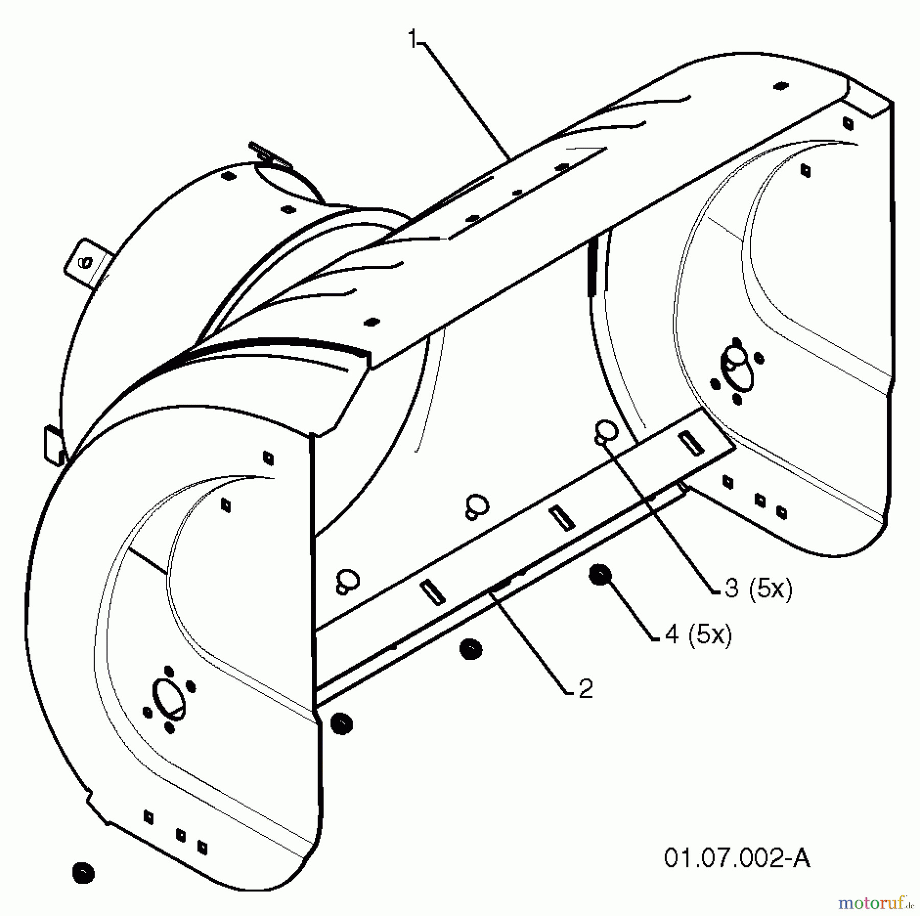 Jonsered Schneefräsen ST 2109 E (96191004003) - Jonsered Snow Thrower (2011-07) AUGER HOUSING IMPELLER #3