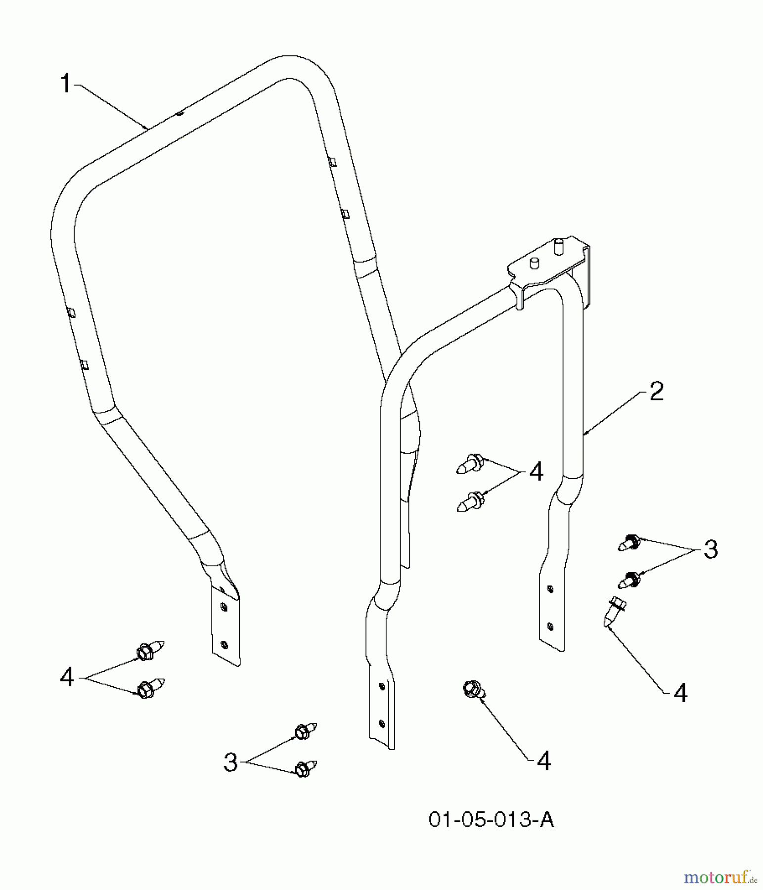 Jonsered Schneefräsen ST 2109 E (96191004002) - Jonsered Snow Thrower (2011-05) HANDLE #2