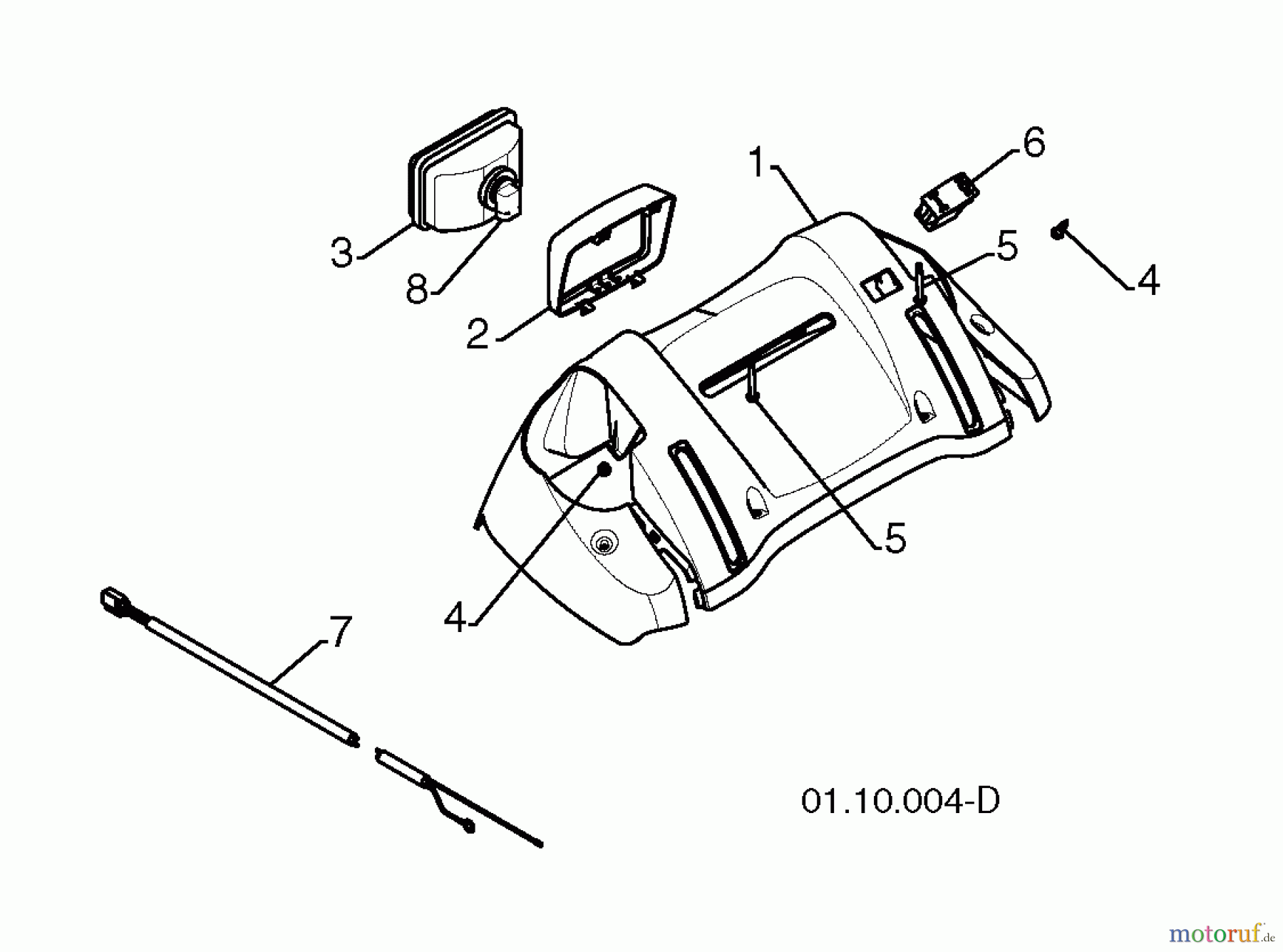Jonsered Schneefräsen ST 2109 E (96191004005) - Jonsered Snow Thrower (2012-06) HANDLE #2