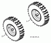 Jonsered ST 2109 E (96191004005) - Snow Thrower (2012-06) Ersatzteile WHEELS TIRES #2