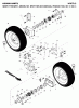 Jonsered ST 2111 E (96191001400) - Snow Thrower (2007-01) Ersatzteile WHEELS TIRES