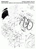Jonsered ST 2111 E (96191001402) - Snow Thrower (2007-01) Ersatzteile CHASSIS ENGINE PULLEYS