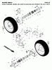 Jonsered ST 2111 E (96191001402) - Snow Thrower (2007-01) Ersatzteile WHEELS TIRES