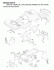 Jonsered LT13A (JLTA13A, 954130046) - Lawn & Garden Tractor (2001-01) Ersatzteile CHASSIS ENCLOSURES