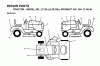 Jonsered LT13A (JLTA13A, 954130046) - Lawn & Garden Tractor (2001-01) Ersatzteile DECALS