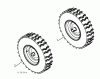 Jonsered ST 2111 E (96191002204) - Snow Thrower (2008-09) Ersatzteile WHEELS TIRES #3