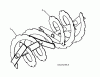 Jonsered ST 2111 E (96191004104) - Snow Thrower (2012-10) Ersatzteile AUGER HOUSING IMPELLER #4