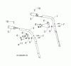 Jonsered ST 2111 E (96191004104) - Snow Thrower (2012-10) Ersatzteile HANDLE CONTROLS F