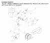 Jonsered CT2105F (96081000104) - Cultivator (2008-04) Ersatzteile BELT GUARD PULLEY