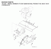 Jonsered CT2105F (96081000104) - Cultivator (2008-04) Ersatzteile TRANSMISSION