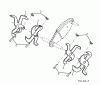 Jonsered CT2105F (96081000106) - Cultivator (2010-01) Ersatzteile TINE ASSEMBLY