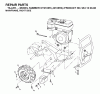 Jonsered CT2105R (J2105RA, 954130096) - Cultivator (2003-01) Ersatzteile MAINFRAME RIGHT SIDE