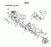 Jonsered RT5 (954003451) - Rear-Tine Tiller (1997-01) Ersatzteile MAINFRAME LEFT SIDE