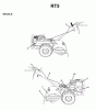 Jonsered RT5 - Rear-Tine Tiller (1998-04) Ersatzteile DECALS #1