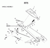 Jonsered RT5 - Rear-Tine Tiller (1998-04) Ersatzteile HANDLE #1