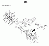 Jonsered RT5 - Rear-Tine Tiller (1998-04) Ersatzteile TINE ASSEMBLY