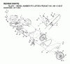Jonsered RT5 (JRT5R, 954130057) - Rear-Tine Tiller (2002-02) Ersatzteile MAINFRAME LEFT SIDE