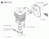 Jonsered BC2125 - Brushcutter (2005-01) Ersatzteile CYLINDER PISTON