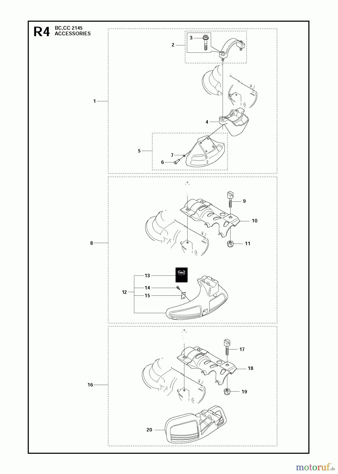  Jonsered Motorsensen, Trimmer CC2145 - Jonsered String/Brush Trimmer (2011-02) ACCESSORIES #3