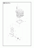 Jonsered BC2235 - Brushcutter (2011-02) Ersatzteile CYLINDER