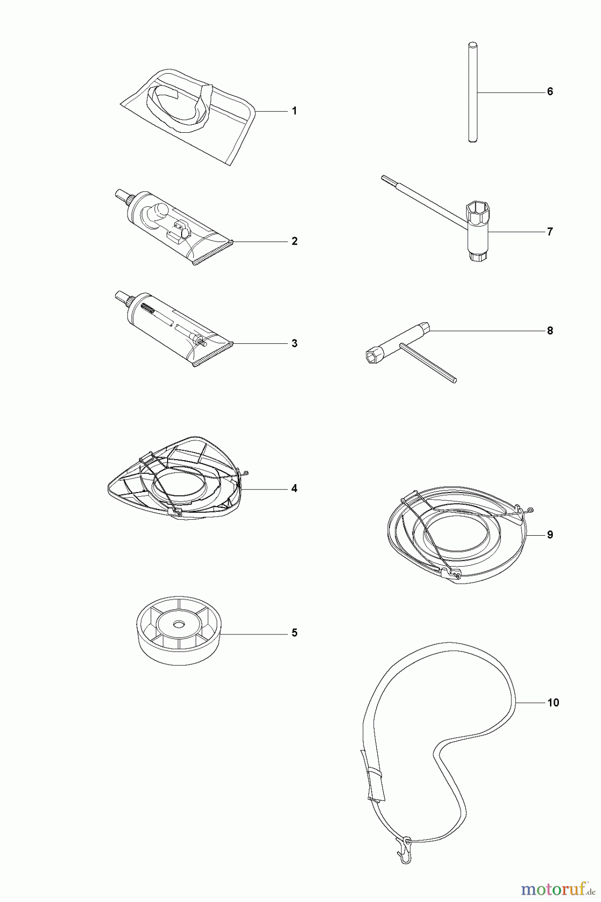 Jonsered Motorsensen, Trimmer GC2236 - Jonsered String/Brush Trimmer (2010-11) ACCESSORIES