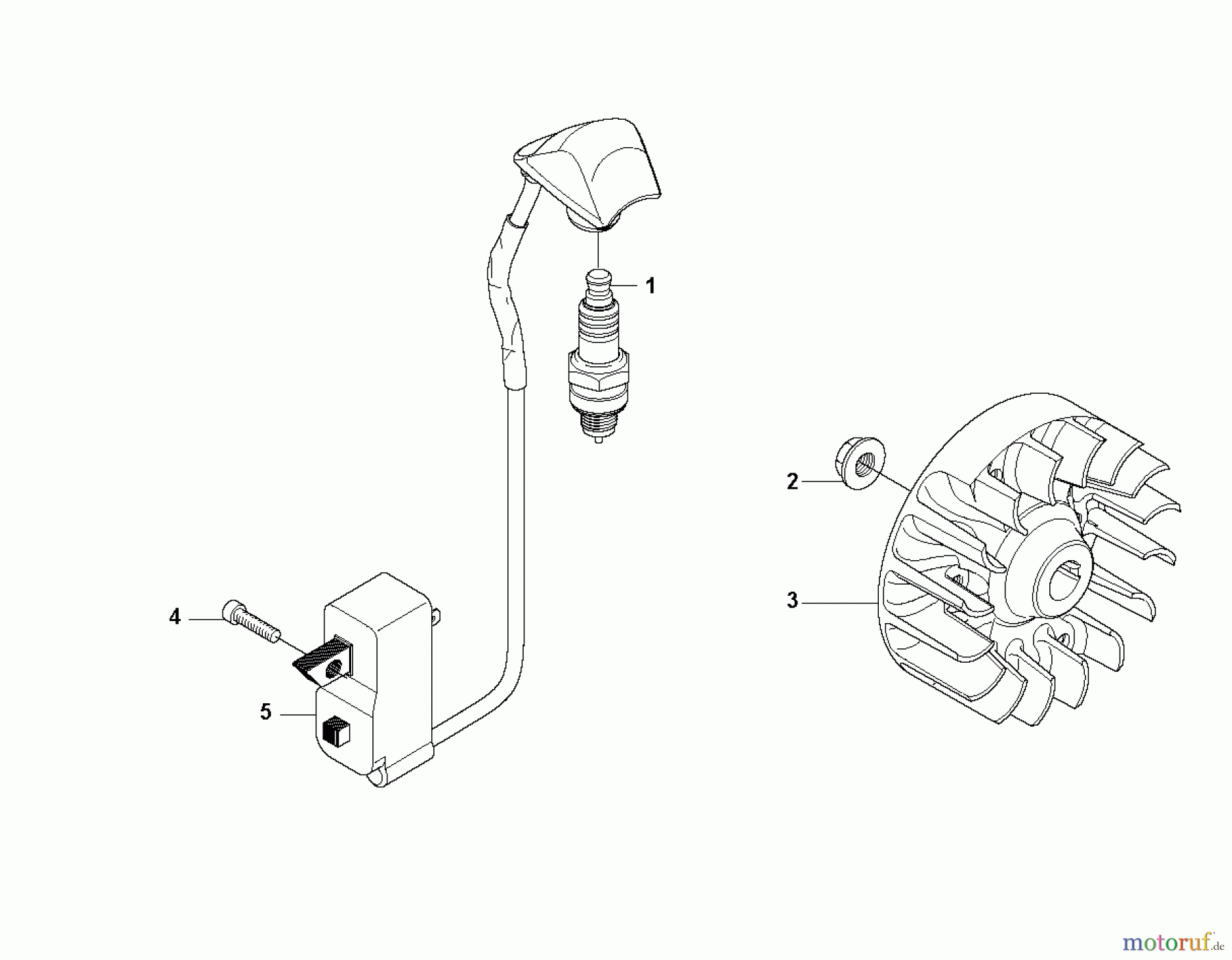 Jonsered Motorsensen, Trimmer GC2236 - Jonsered String/Brush Trimmer (2010-11) IGNITION SYSTEM