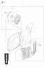 Jonsered FC2255W - String/Brush Trimmer (2007-08) Ersatzteile STARTER