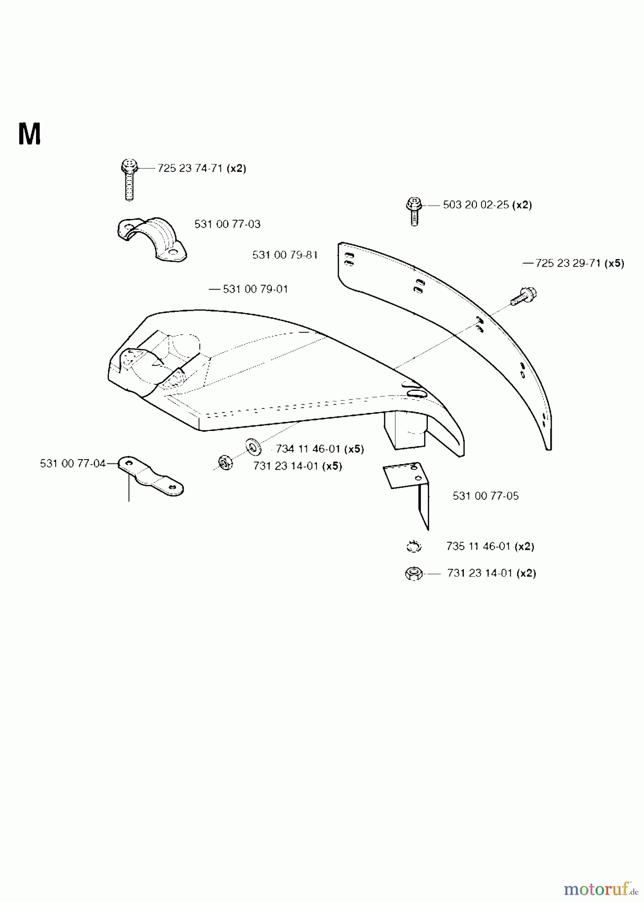 Jonsered Motorsensen, Trimmer BP2052 - Jonsered String/Brush Trimmer (2001-02) COVER