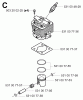 Jonsered BP2052 - String/Brush Trimmer (2001-02) Ersatzteile CYLINDER PISTON