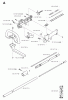 Jonsered BP2052 - String/Brush Trimmer (2001-02) Ersatzteile SHAFT HANDLE