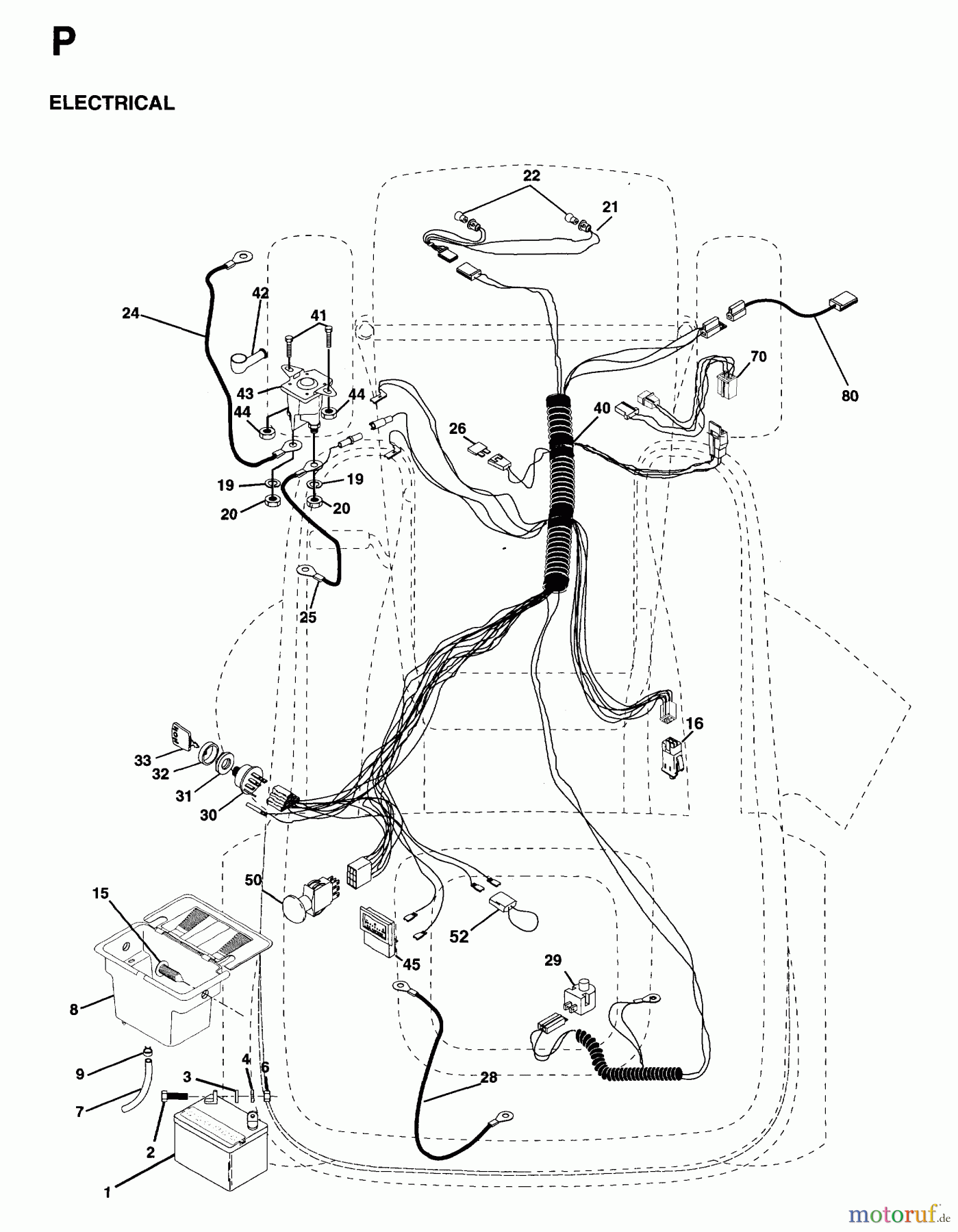 Jonsered Rasen und Garten Traktoren LT15 (954130003) - Jonsered 42