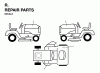 Jonsered LT15 (954820221) - 42" Lawn & Garden Tractor (1996-01) Ersatzteile DECALS