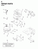 Jonsered LT15 (954820221) - 42" Lawn & Garden Tractor (1996-01) Ersatzteile ENGINE CUTTING EQUIPMENT