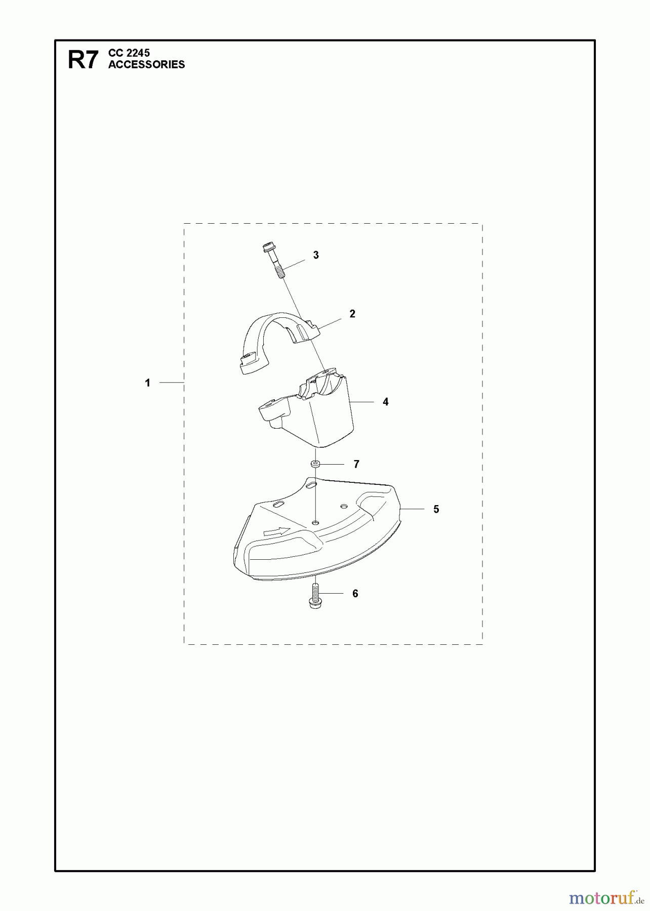 Jonsered Motorsensen, Trimmer CC2245 - Jonsered String/Brush Trimmer (2011-03) ACCESSORIES #2