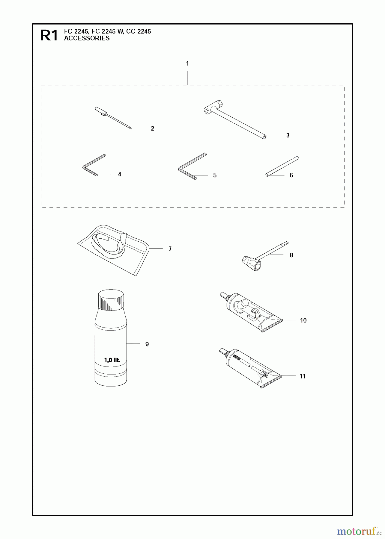  Jonsered Motorsensen, Trimmer FC2245W - Jonsered String/Brush Trimmer (2011-03) ACCESSORIES #4