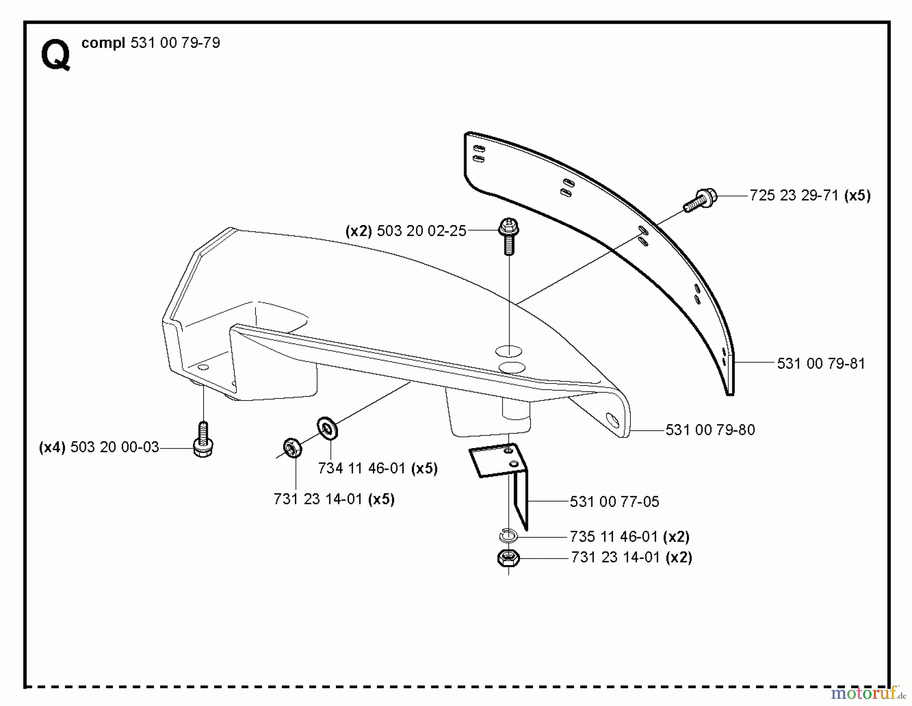 Jonsered Motorsensen, Trimmer GC2032 - Jonsered String/Brush Trimmer (2004-10) GUARDS