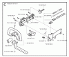 Jonsered GC2032 - String/Brush Trimmer (2004-10) Ersatzteile HANDLE CONTROLS