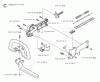Jonsered GC2042 - String/Brush Trimmer (2008-03) Ersatzteile HANDLE CONTROLS